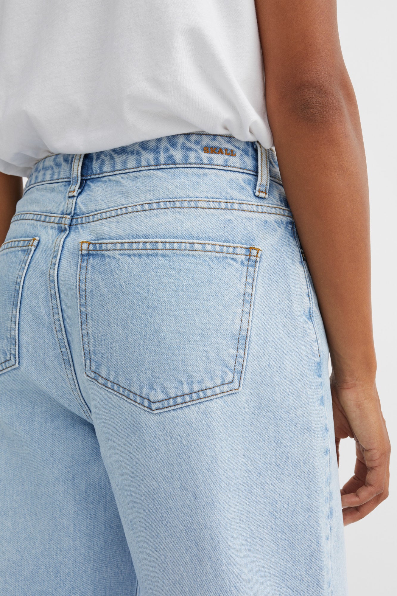 Skall Studio Willow wide jeans Jeans Worn light blue